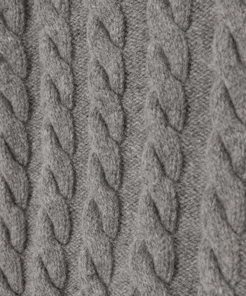 Label Cable Knitted Vest-Charles Jeffrey LOVERBOY-Forget-me-nots Online Store