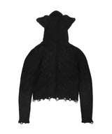 Ears Balaclava Cardi-Charles Jeffrey Loverboy-Forget-me-nots Online Store