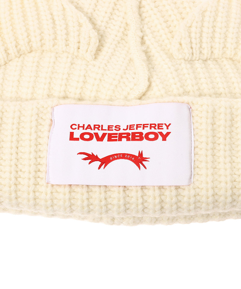 Chunky Ears Beanie-Charles Jeffrey Loverboy-Forget-me-nots Online Store