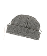 Loverboy Cable Beanie-Charles Jeffrey LOVERBOY-Forget-me-nots Online Store