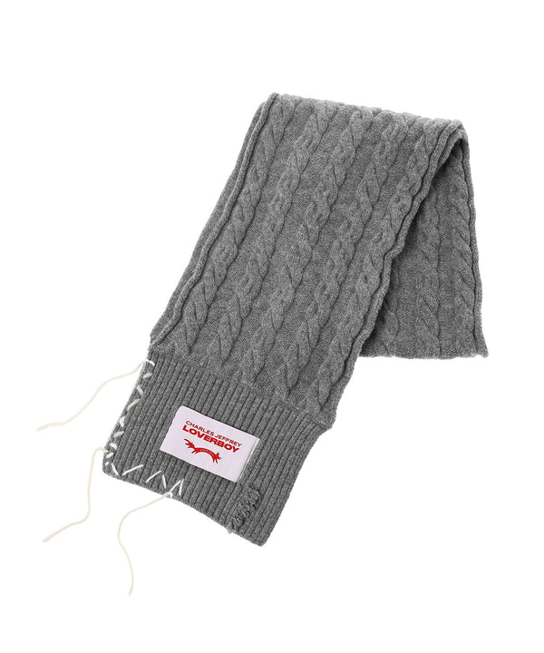 Cable Knit Scarf-Charles Jeffrey LOVERBOY-Forget-me-nots Online Store
