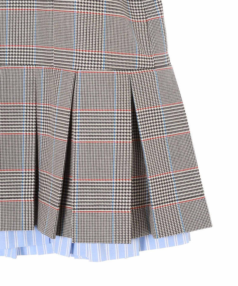 Pleated Mini Dress-Charles Jeffrey LOVERBOY-Forget-me-nots Online Store
