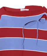 Slash Stripe Jumper-Charles Jeffrey LOVERBOY-Forget-me-nots Online Store