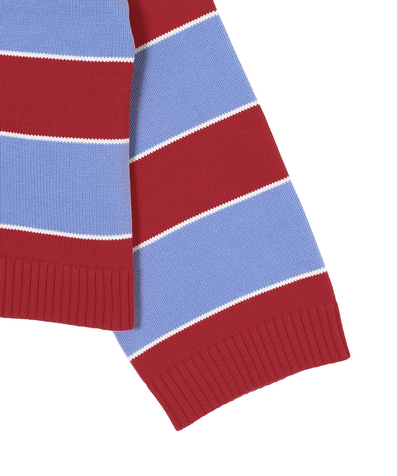 Slash Stripe Jumper-Charles Jeffrey LOVERBOY-Forget-me-nots Online Store