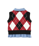 Smart Cropped Vest-Charles Jeffrey LOVERBOY-Forget-me-nots Online Store