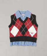 Smart Cropped Vest-Charles Jeffrey LOVERBOY-Forget-me-nots Online Store