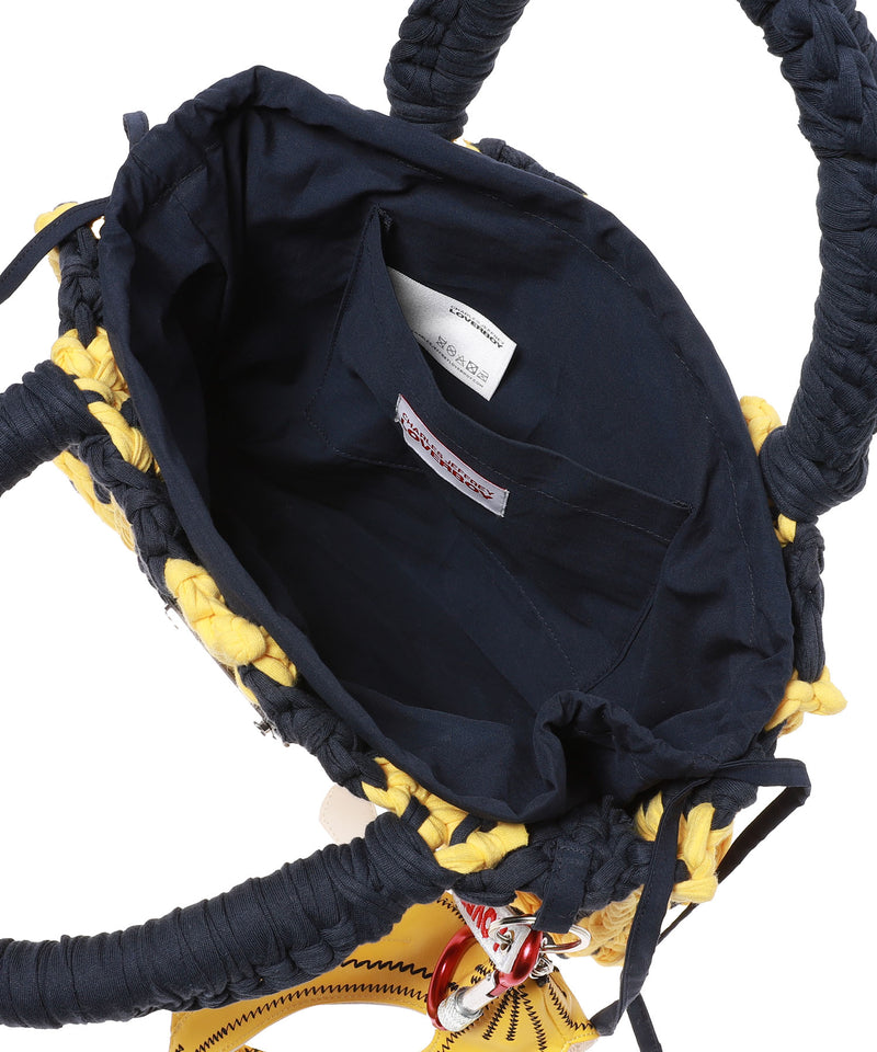 Knitted Bucket Bag-Charles Jeffrey LOVERBOY-Forget-me-nots Online Store