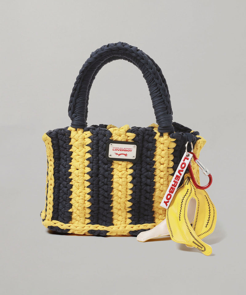Knitted Bucket Bag-Charles Jeffrey LOVERBOY-Forget-me-nots Online Store