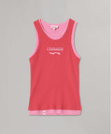 Double Logo Tank Top-Charles Jeffrey Loverboy-Forget-me-nots Online Store