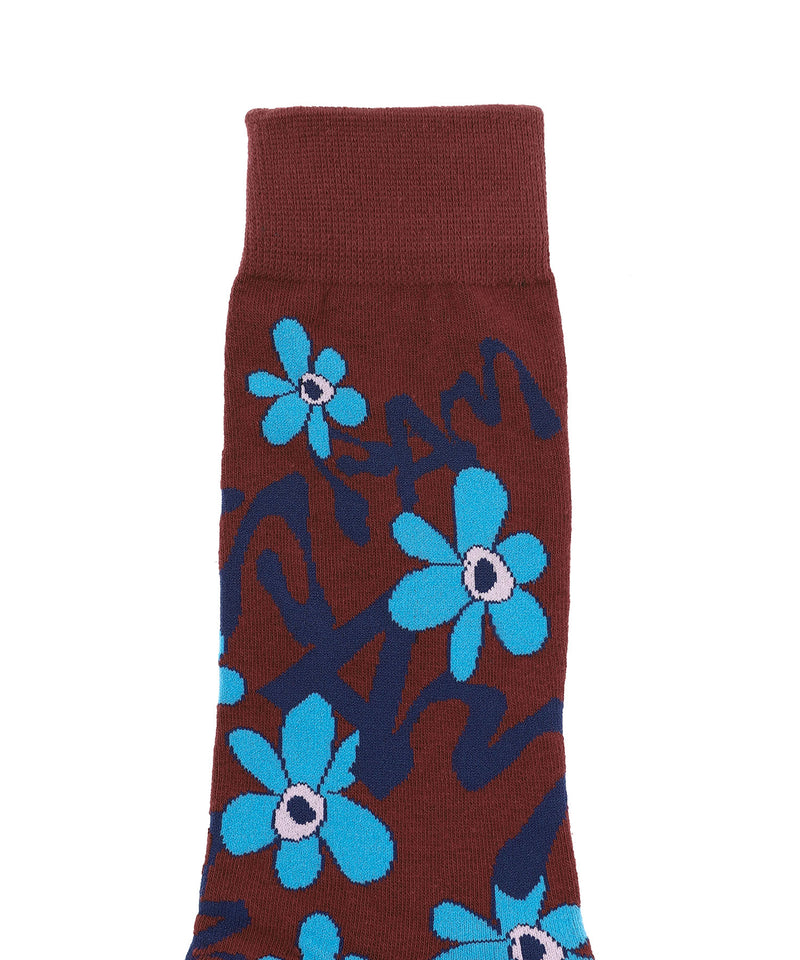 Icu Gestures Sock Syrah-Perks And Mini-Forget-me-nots Online Store