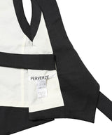 Crossing Belt Waist Coat-PERVERZE-Forget-me-nots Online Store