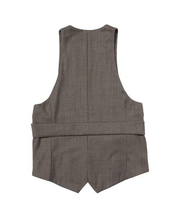 Crossing Belt Waist Coat-PERVERZE-Forget-me-nots Online Store