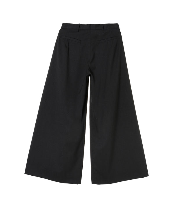 Low-Rise Wide-Leg Trousers-PERVERZE-Forget-me-nots Online Store