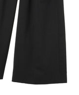 Low-Rise Wide-Leg Trousers-PERVERZE-Forget-me-nots Online Store