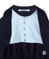 Twin Layered Knit Cardigan-PERVERZE-Forget-me-nots Online Store