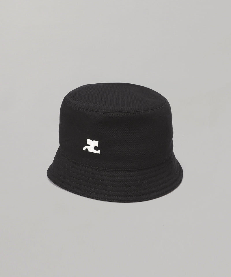 Signature Cotton Bucket Hat-courrèges-Forget-me-nots Online Store