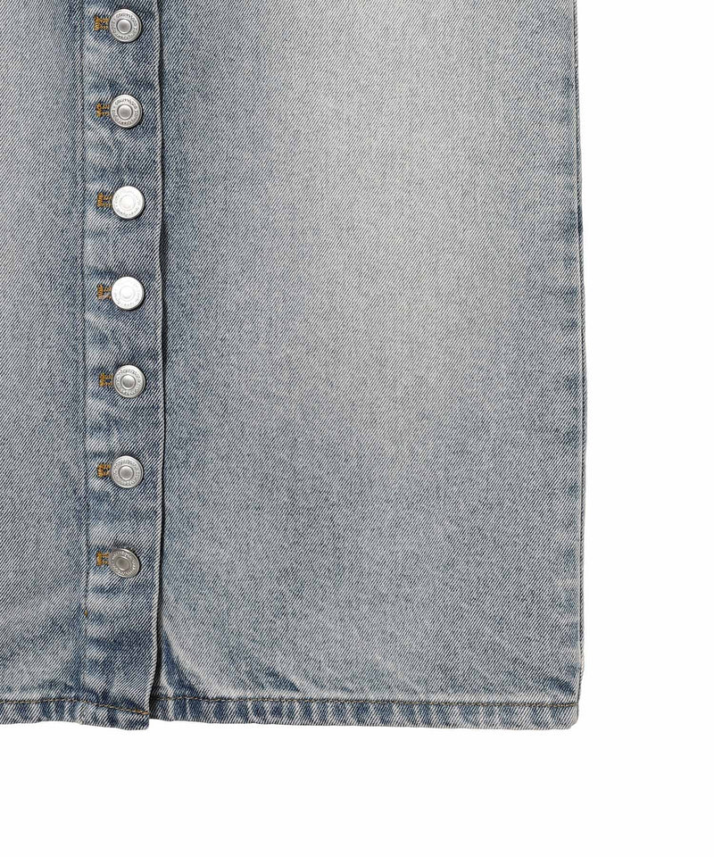 Multiflex Blue Denim Skirt-courrèges-Forget-me-nots Online Store