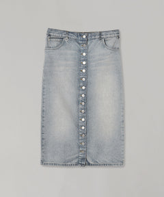 Multiflex Blue Denim Skirt-courrèges-Forget-me-nots Online Store