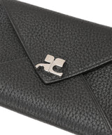 Ac Stud Grained Leather Cardholder-courrèges-Forget-me-nots Online Store