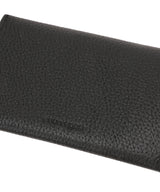 Folded Grained Leather Cardholder-courrèges-Forget-me-nots Online Store