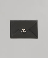 Ac Stud Grained Leather Cardholder-courrèges-Forget-me-nots Online Store