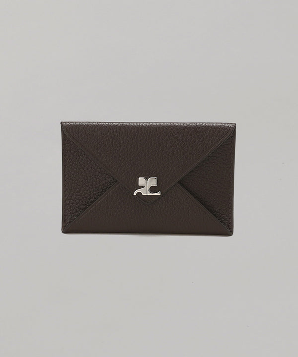 Ac Stud Grained Leather Cardholder-courrèges-Forget-me-nots Online Store