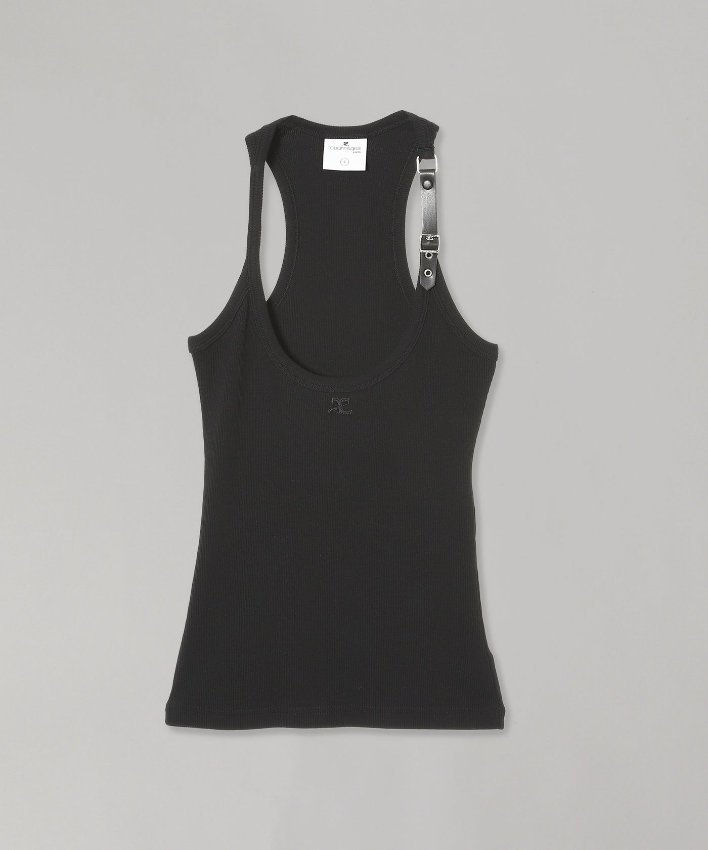 クレージュ(courrèges)｜Holistic Buckle 90S Rib Tank Top