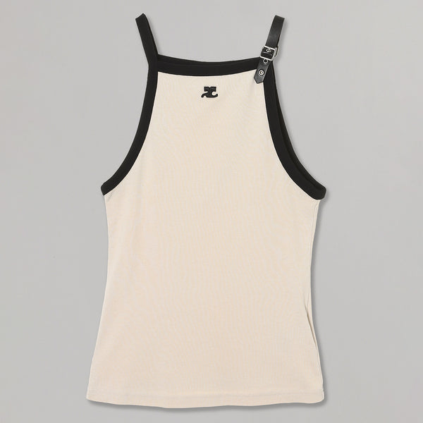 クレージュ(courrèges)｜Buckle Contrast Tank Top｜スニーカー ...