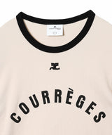 Buckle Contrast Printed T-Shirt-courrèges-Forget-me-nots Online Store