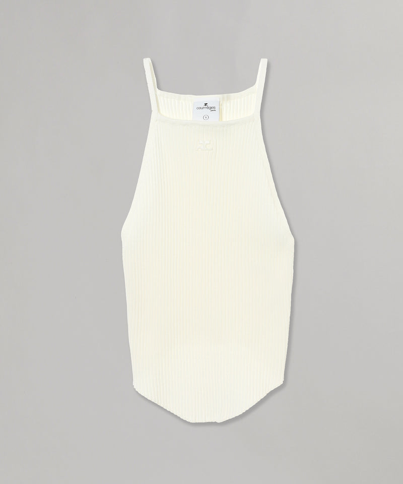 Holistic Rib Knit Tank Top-courrèges-Forget-me-nots Online Store