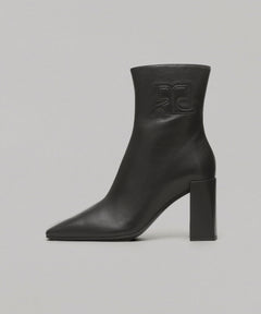 Heritage Leather Ankle Boots-courrèges-Forget-me-nots Online Store