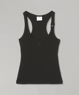 Buckle 90S Rib Tank Top-courrèges-Forget-me-nots Online Store