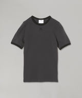 Signature Contrast T-Shirt-courrèges-Forget-me-nots Online Store