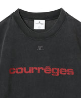 Belted Printed Stone T-Shirt-courrèges-Forget-me-nots Online Store