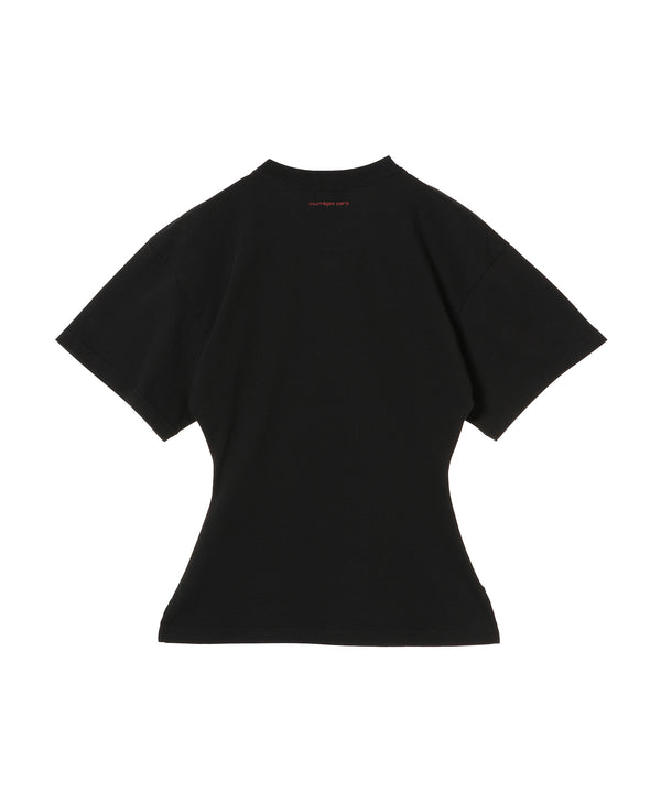 Belted Printed T-Shirt-courrèges-Forget-me-nots Online Store