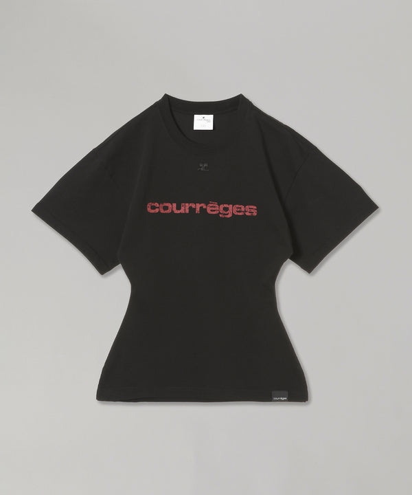 Belted Printed T-Shirt-courrèges-Forget-me-nots Online Store