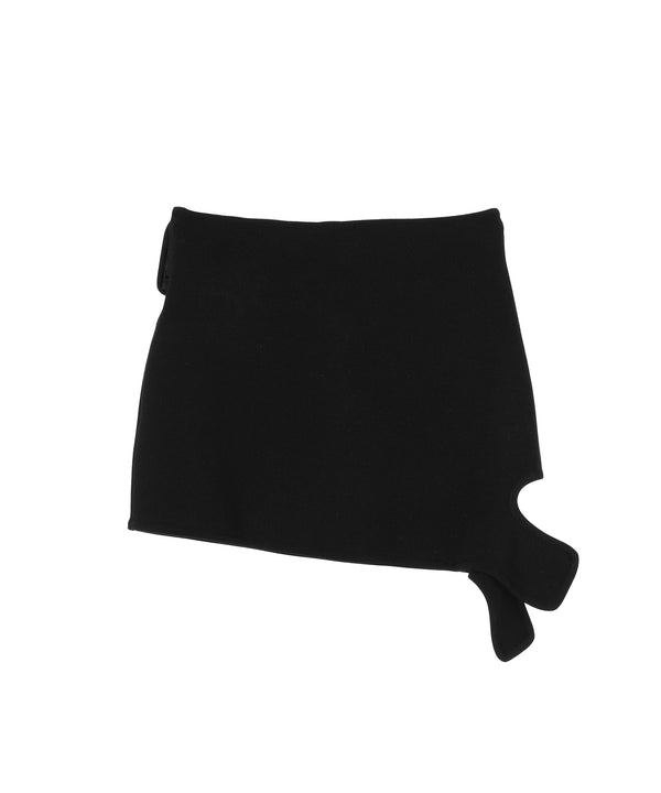 Loop Milano Knit Mini Skirt-courrèges-Forget-me-nots Online Store