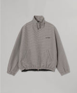 Buckle Houndstooth Bomber Jacket-courrèges-Forget-me-nots Online Store