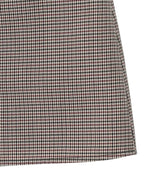 Houndstooth Buttoned Mini Skirt-courrèges-Forget-me-nots Online Store