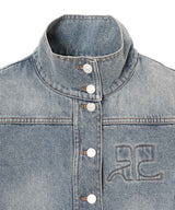 Reedition Denim Jacket-courrèges-Forget-me-nots Online Store