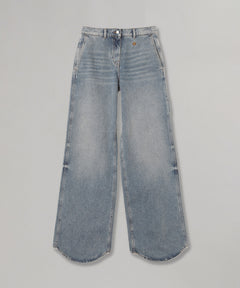 Hammer Denim Baggy Pants-courrèges-Forget-me-nots Online Store
