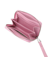 Leather Zipped Compact Wallet-courrèges-Forget-me-nots Online Store