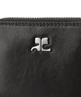 Naplack Zipped Compact Wallet-courrèges-Forget-me-nots Online Store