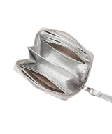 Silver Zipped Compact Wallet-courrèges-Forget-me-nots Online Store