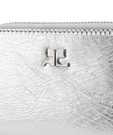 Silver Zipped Compact Wallet-courrèges-Forget-me-nots Online Store