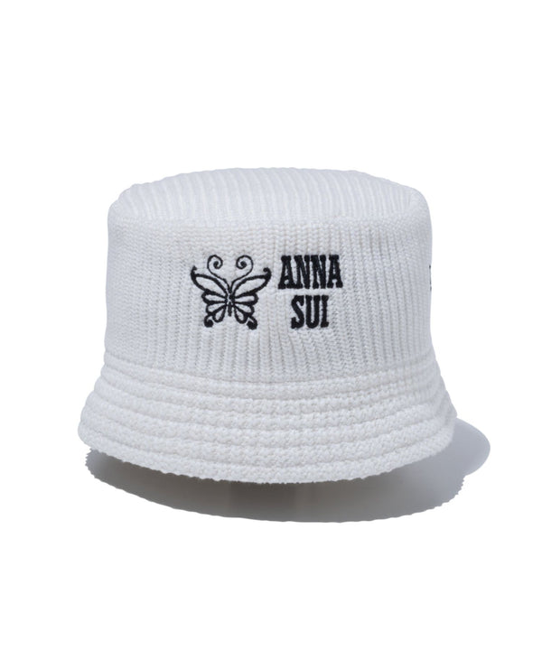 Knit Bucket Anna Sui Whi-NEW ERA-Forget-me-nots Online Store