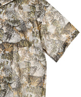 Cats Printed Boil Open Collar Shirt-beautiful people-Forget-me-nots Online Store