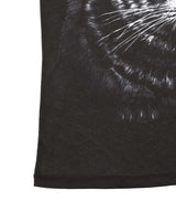 Sheer Jersey Huge Cat Print T-Shirt-beautiful people-Forget-me-nots Online Store