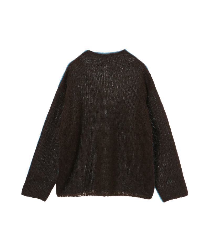 Side-C Wooled Mohair Knitted Pullover-beautiful people-Forget-me-nots Online Store