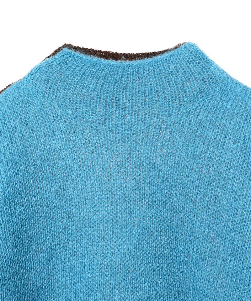 Side-C Wooled Mohair Knitted Pullover-beautiful people-Forget-me-nots Online Store